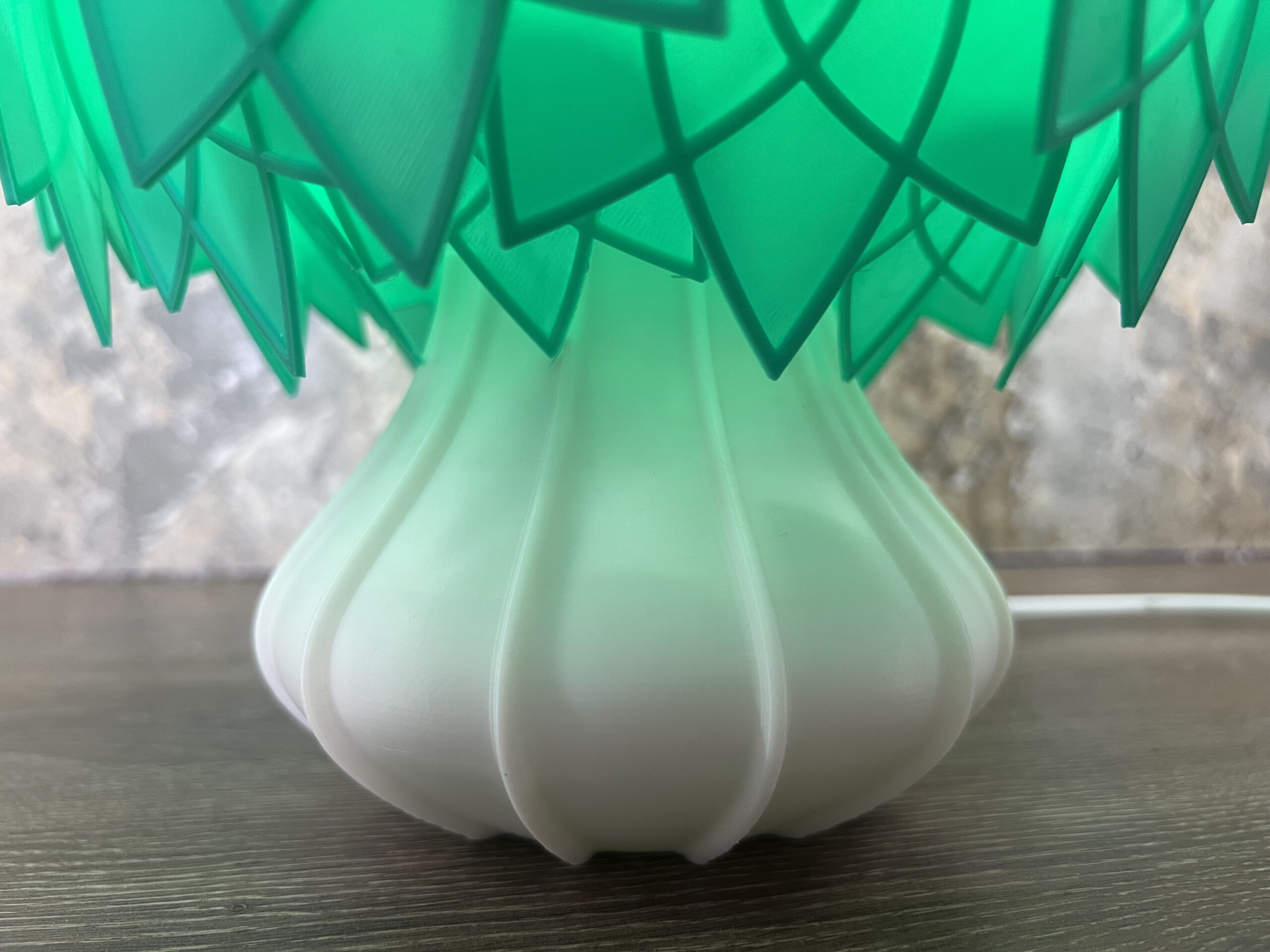 Настольная прикроватная лампа ЭКО-Свет из экологически чистого пластика индивидуальный заказ — изображение 7