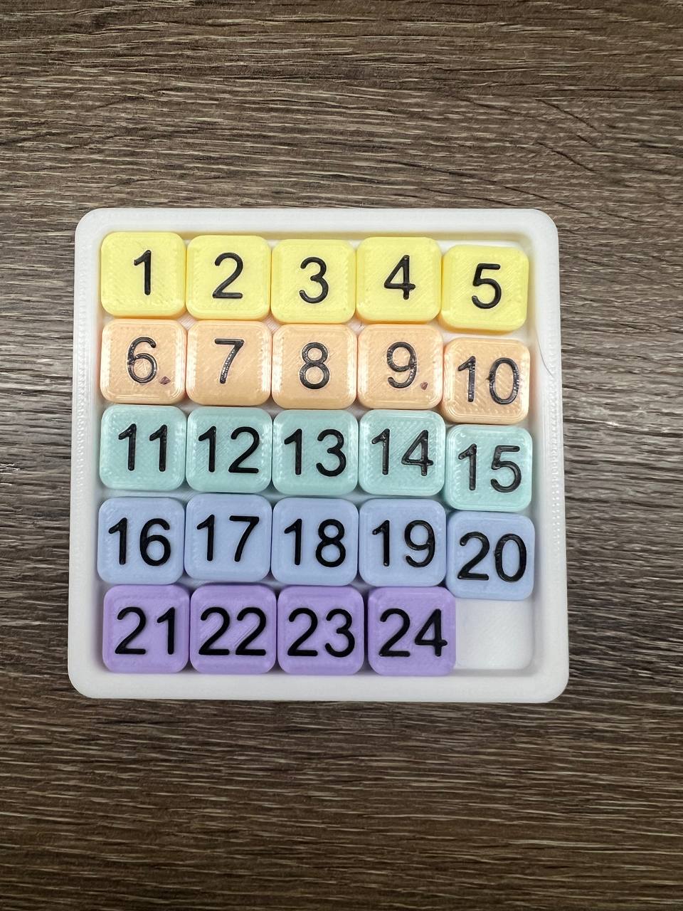 Пятнашки XXL: Цветная Логическая Головоломка